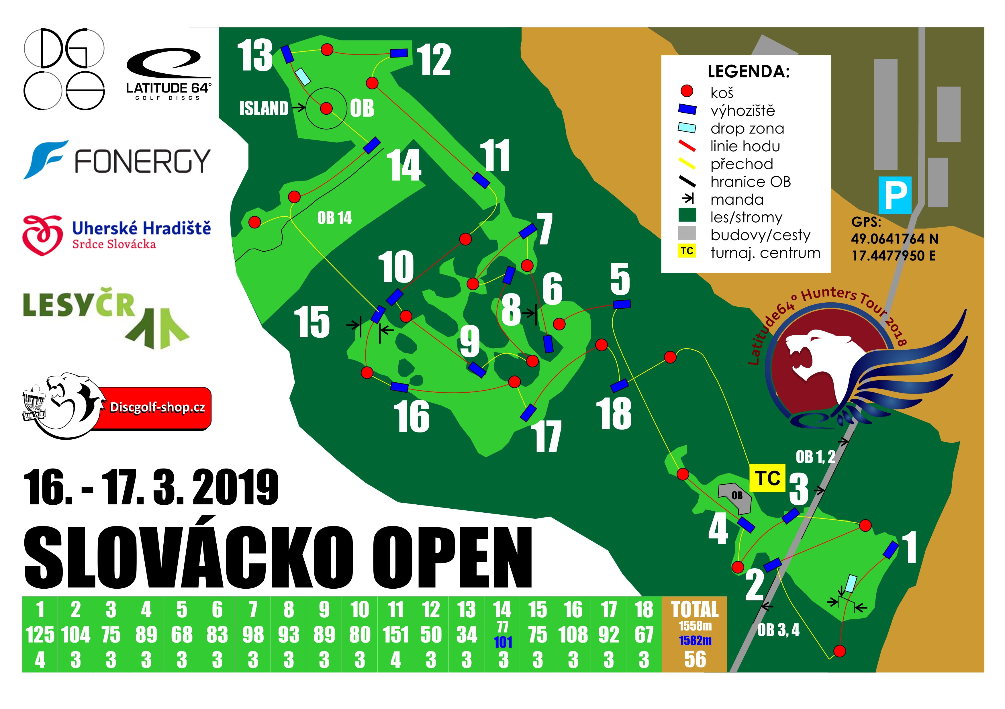 První turnaj - Latitude 64º Slovácko Open 2019